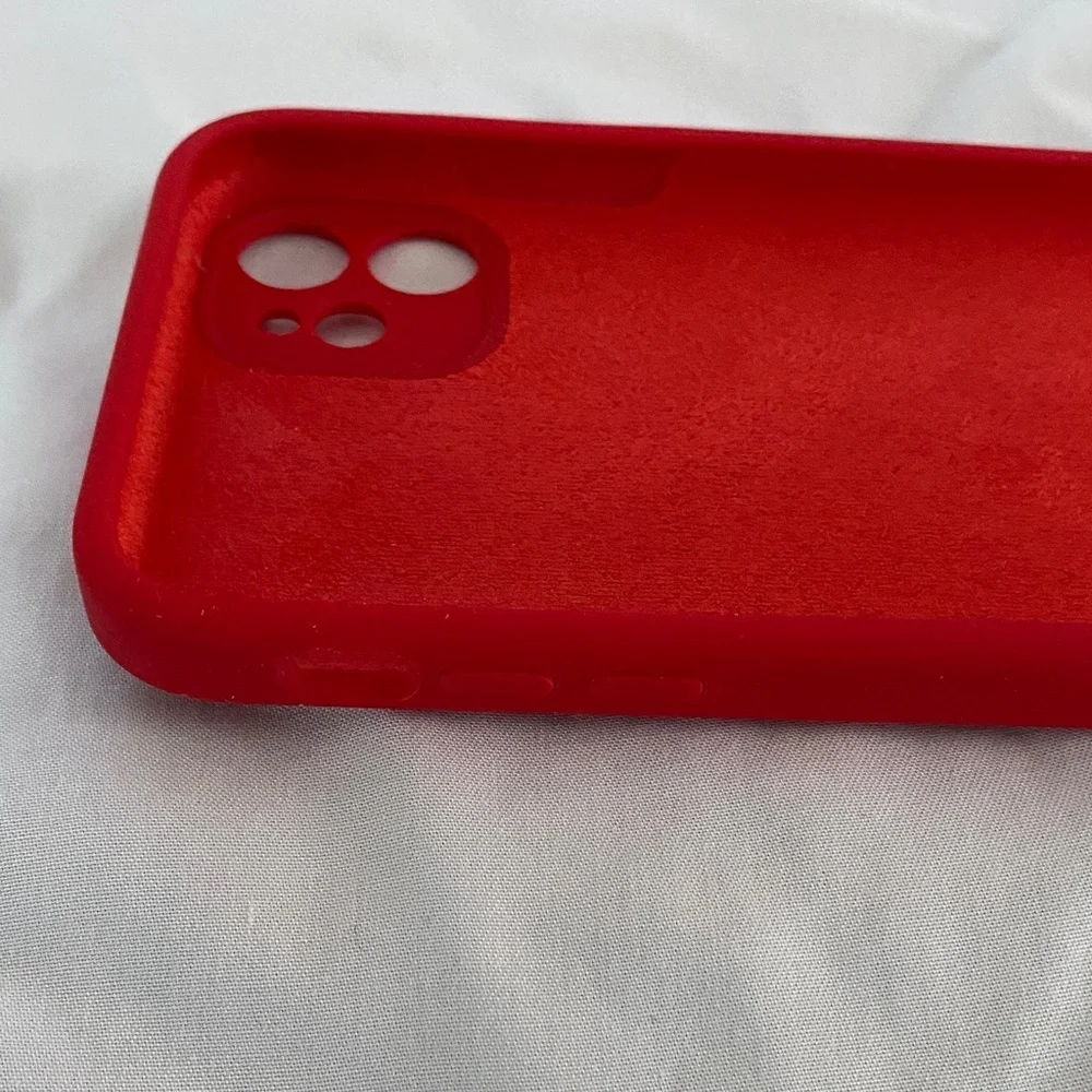 Vibrant Red Phone Case I Phone 11